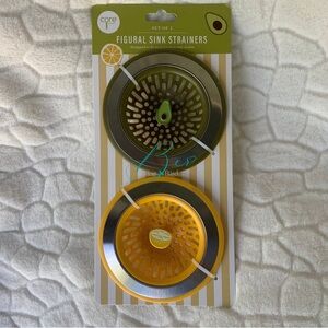 Kitchen Figural Sink Strainers Set of 2